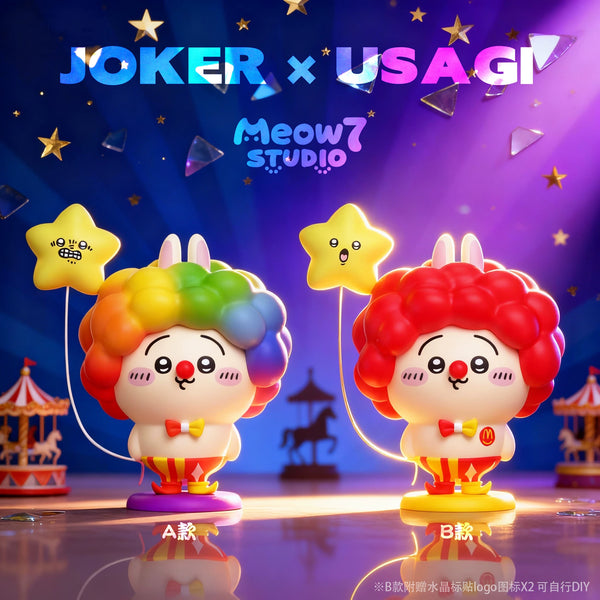 Chiikawa Colorful Clown Usagi 1/6 GK Statue - Meow7 Studio [In-Stock]