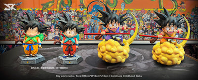 Dragon Ball Childhood Series #2 Somersault Cloud Son Goku 1/7 GK Statue - Sky End Studio [Pre-Order]
