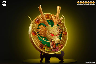 Dragon Ball Golden Shenlong 3D 3D Relief-carved Home Decor Wall-mounted Tableware GK Statue - WH Studio [Pre-Order]