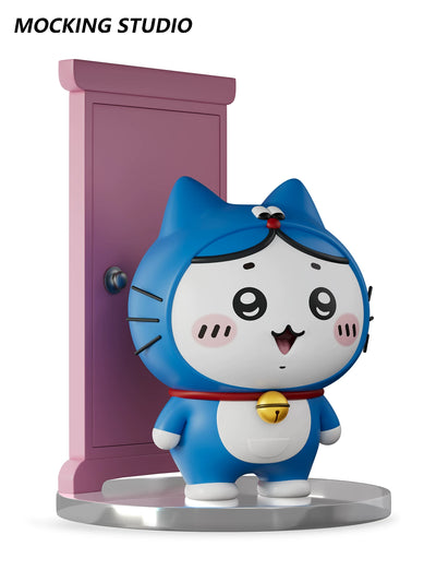 Chiikawa Hachiware Cosplay Doraemon GK Statue - Zhu Yi Wan Jia Studio & MOCKING Studio [Pre-Order]