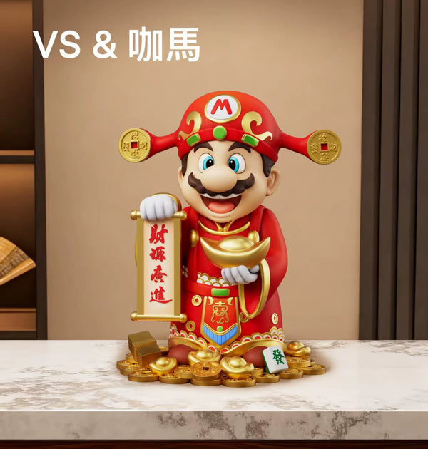 Jumpman Bring Wealth Mario GK Statue - Ka Ma Mo Wan Studio & VS Studio [Pre-Order]