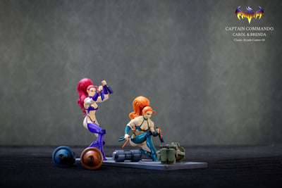 Captain Commando Classic Arcade Games #5 Carol & Brenda 1/8 GK Statue - Toys Evolution Studio [Pre-Order]