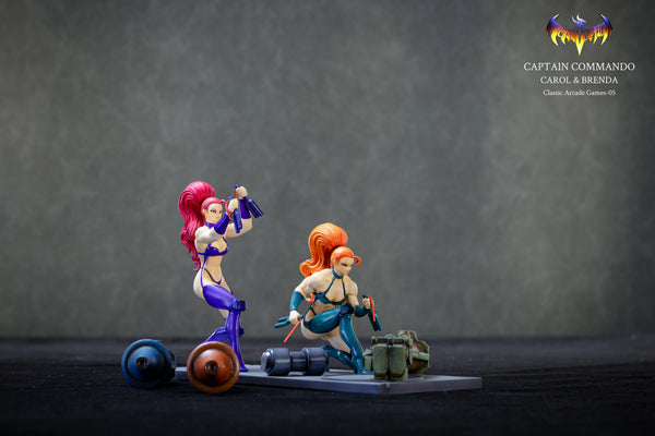 Captain Commando Classic Arcade Games #5 Carol & Brenda 1/8 GK Statue - Toys Evolution Studio [Pre-Order]
