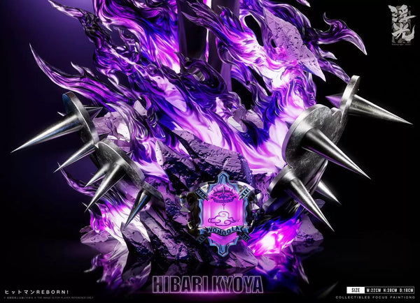 Katekyo Hitman Reborn Standing Posture Series Kyoya Hibari 1/6 GK Statue - Floating Light Studio [In-Stock]