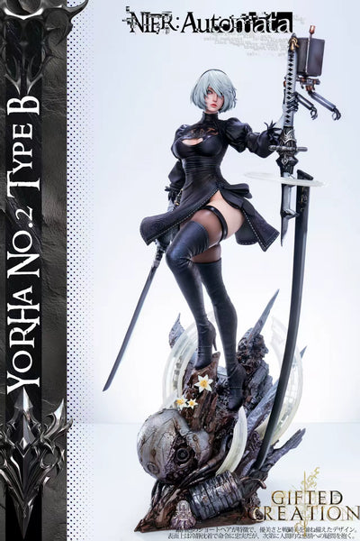 NieR:Automata 2B & Eve Outfit Change Time 1/4 GK Statue - Gifted Creation Studio [Pre-Order]