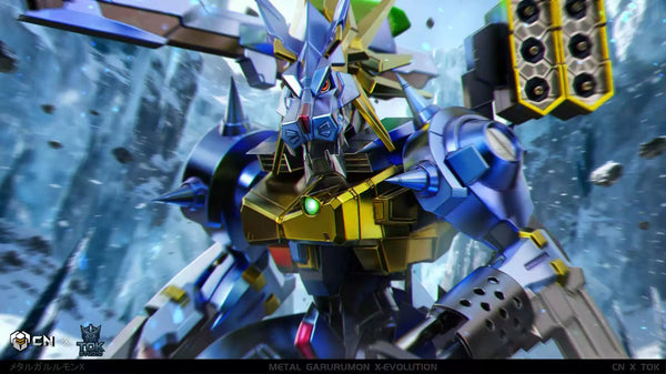 Digimon MetalGarurumon X GK Statue - Crazy Nest Studio & TOK Studio [Pre-Order]