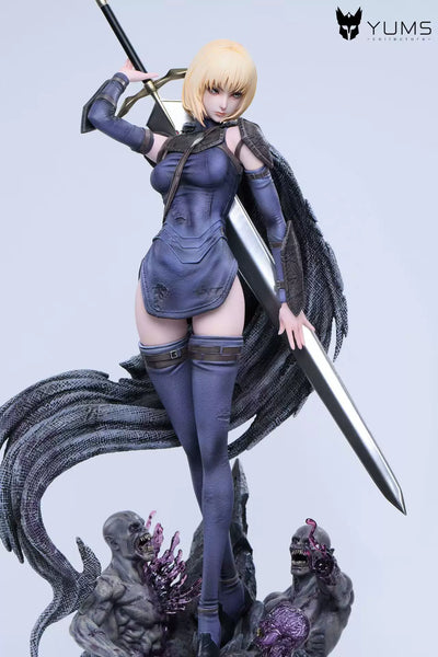 Claymore Twin Goddesses Teresa & Clare 1/4 GK Statue - YUMS-Collectors Studio [In-Stock]