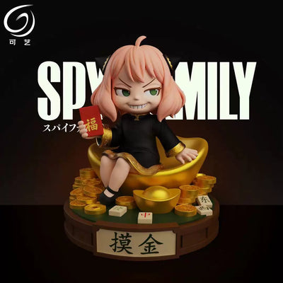 SPY x FAMILY Touch Gold Fortune Anya 1/6 GK Statue - Ke Yi Mo Wan Studio [In-Stock]