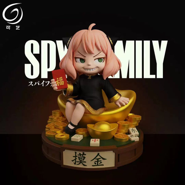 SPY x FAMILY Touch Gold Fortune Anya 1/6 GK Statue - Ke Yi Mo Wan Studio [In-Stock]