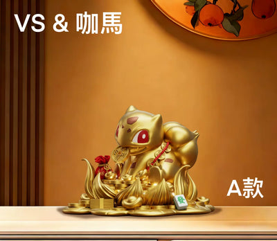 Pokémon Bring Wealth Bulbasaur GK Statue - Ka Ma Mo Wan Studio & VS Studio [Pre-Order]
