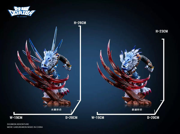 Digimon Series WereGarurumon Kaiser Nail GK Statue - TC Studio [Pre-Order]