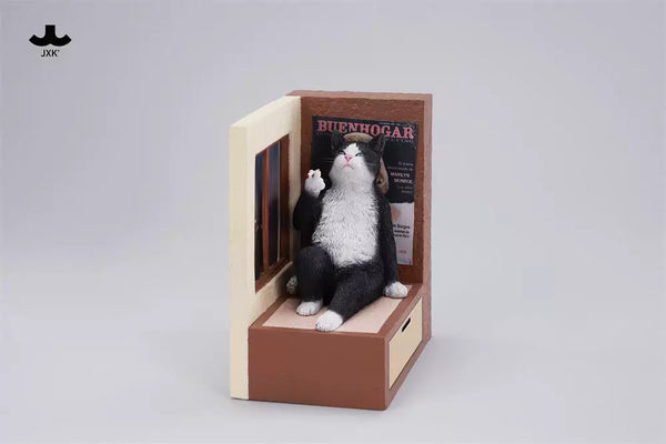 Philosopher Cat at the Windowsill Licensed Statue - JXK Studio [Pre-Order]