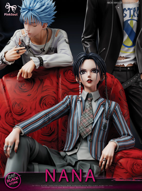 NANA Black Stones Osaki & Yasushi Takagi & Nobuo Terashima & Shinichi Okazaki 1/6 GK Statue - Pinksoul Studio [Pre-Order]