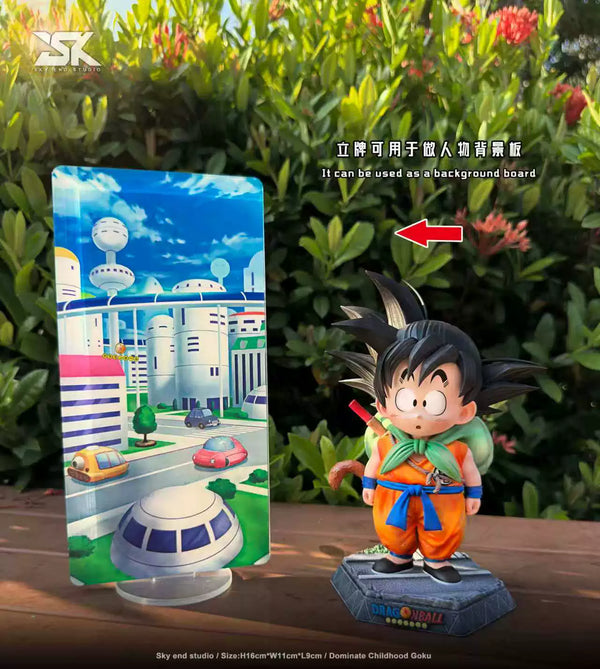 Dragon Ball Little Goku First Arrival in a Western City GK Statue - Sky End Studio [In-Stock]