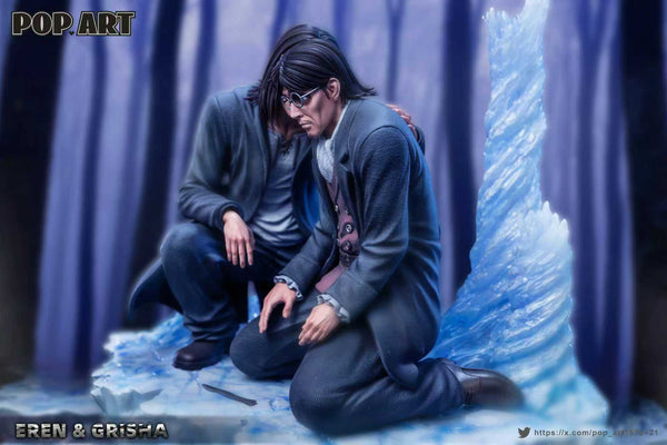 Attack on Titan Character Arc 002 Father is kind and son is filial Eren & Grisha GK Statue - POP.ART Studio [In-Stock]