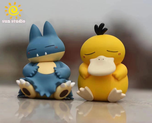 Pokémon Psyduck Munchlax Resin Statue - Sun Studio [In-Stock]