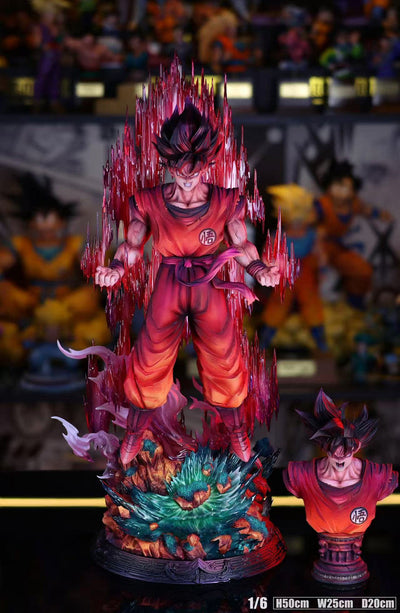 Dragon Ball Kaio-ken Goku 1/6 Scale GK Statue - YUN QI Studio [Pre-Order]