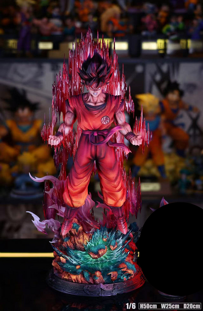 Dragon Ball Kaio-ken Goku 1/6 Scale GK Statue - YUN QI Studio [Pre-Order]