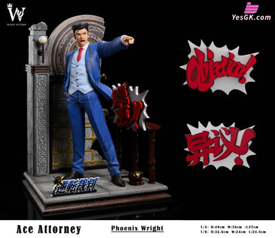 Ace Attorney Phoenix Wright Resin Statue - Wake Studio [Pre-Order] Others