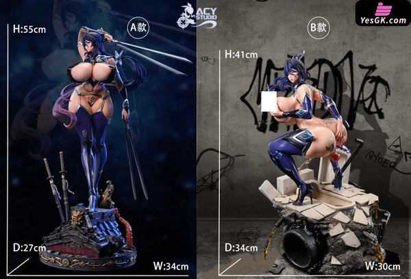 Action Taimanin Uehara Rin Resin Statue - Acy Studio [Pre-Order]