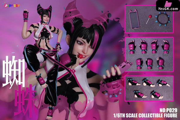 Street Fighter Spider-Woman Agent 6 No:P029 Han Juri 1/6 Action Figure - PLAY TOY [Pre-Order] Street Fighter