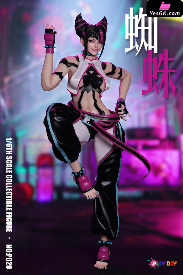 Street Fighter Spider-Woman Agent 6 No:P029 Han Juri 1/6 Action Figure - PLAY TOY [Pre-Order] Street Fighter