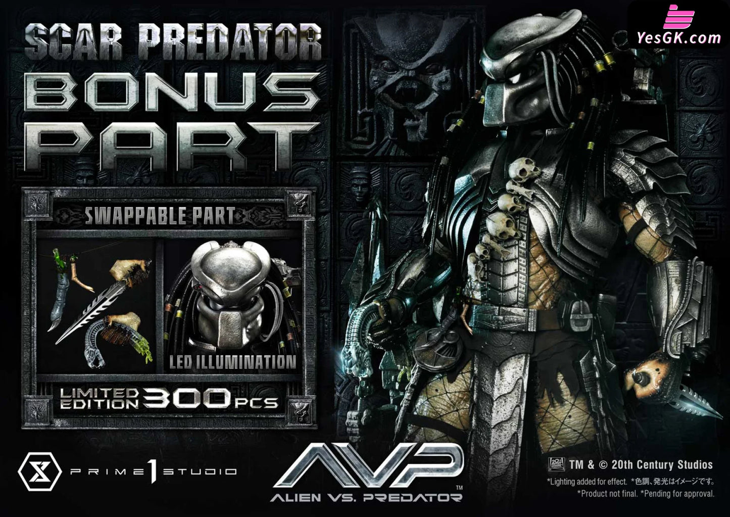 Alien Vs. Predator Scar Statue - Prime 1 Studio [Pre - Order] Deposit / Bonus Version Others