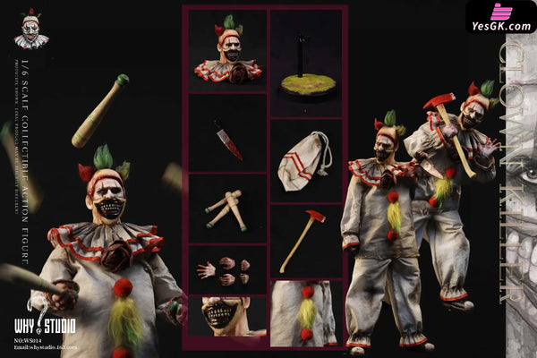 American Horror Story Clown 1/6 NO:WS014 Action Figure - WHY STUDIO Studio [Pre-Order] Deposit Others