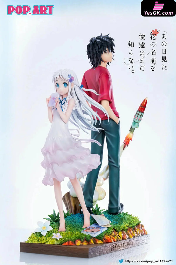 Anohana: The Flower We Saw That Day Menma & Jintan GK Statue - POP.ART Studio [Pre-Order] Deposit / B:Deluxe Version