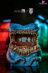 Arcade Monster Blue & Green Grey Resin Statue - We Art Doing Studio [Pre-Order]