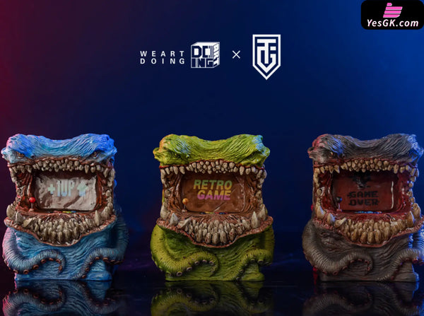 Arcade Monster Blue & Green & Grey Resin Statue - We Art Doing Studio [Pre-Order] Full Payment / Arcade Monster Blue