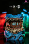 Arcade Monster Blue & Green Grey Resin Statue - We Art Doing Studio [Pre-Order]