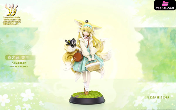 Arknights Female Statue Series Suzuran Resin Statue - Imagination Studio [In-Stock] Full Payment / Standard version