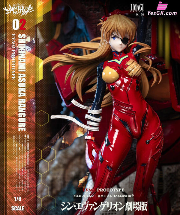 EVA Soryu Asuka Langley & Ayanami Rei GK Statue - Imagination Studio [Pre-Order] Deposit / Soryu Asuka Langley EVA