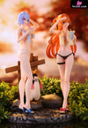 Asuka Langley Soryu And Ayanami Rei Resin Statue - Sun Bird Studio [Pre-Order]