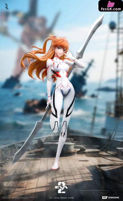 EVA Soryu Asuka Langley Plug Suit GK Statue - SL Studio [Pre-Order] Deposit / White EVA