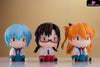 Eva Asuka Rei Ayanami Makiami Sd Statue - Sc Studio [Pre-Order] Neon Genesis Evangelion