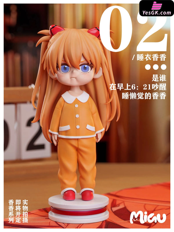 EVA Asuka Series GK Statue - Miau Studio [Pre-Order] Deposit / 02 Pajamas Asuka EVA