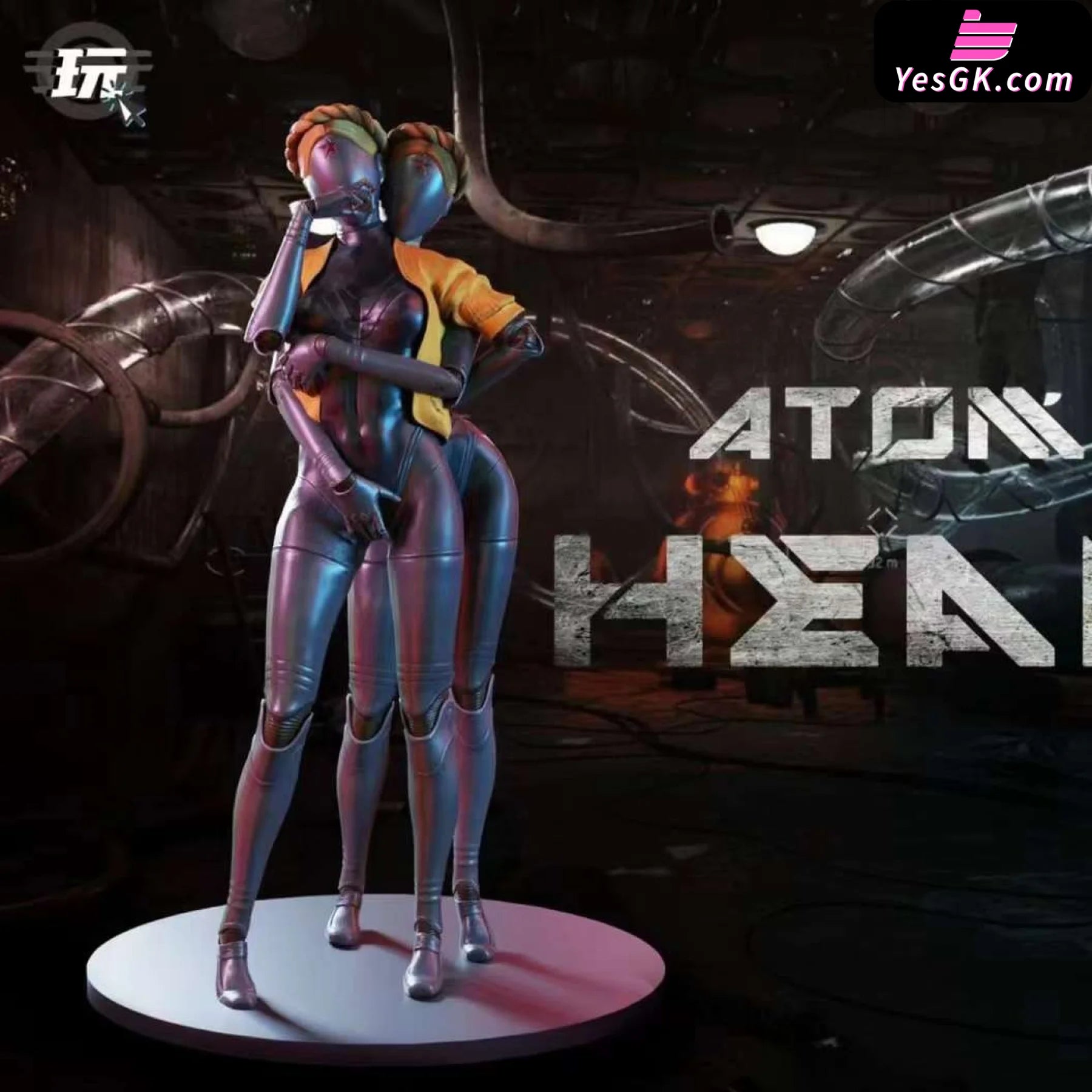 Atomic Heart Twin Robot Dancer Natalie Resin Statue - Jiu Shi Wan Studio [Pre-Order]