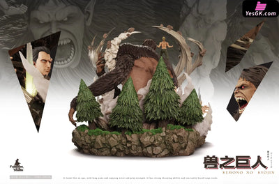 Attack on Titan 016 Zeke Yeager & Beast Titan GK Statue - Freedom Studio [Pre-Order] Attack on Titan