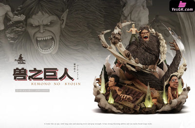 Attack on Titan 016 Zeke Yeager & Beast Titan GK Statue - Freedom Studio [Pre-Order] Attack on Titan