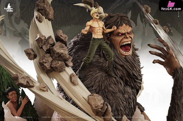 Attack on Titan 016 Zeke Yeager & Beast Titan GK Statue - Freedom Studio [Pre-Order] Attack on Titan