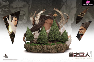 Attack on Titan 016 Zeke Yeager & Beast Titan GK Statue - Freedom Studio [Pre-Order] Attack on Titan