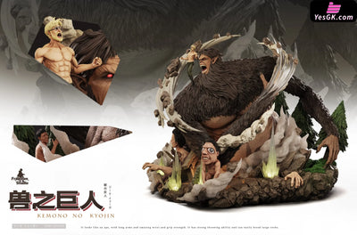 Attack on Titan 016 Zeke Yeager & Beast Titan GK Statue - Freedom Studio [Pre-Order] Attack on Titan