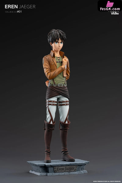 Attack On Titan #1 Eren Jaeger Gk Statue - Freedom Studio [Pre-Order] Full Payment