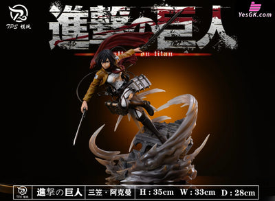 Attack On Titan #1 Mikasa Ackerman Statue - Tps Studio [Pre-Order] Deposit / 1/6 Scale