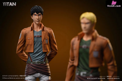 Attack on Titan 104th Training Corps #1 Bertholdt & Reiner PVC Figure - TITAN Studio [Pre-Order] Attack on Titan