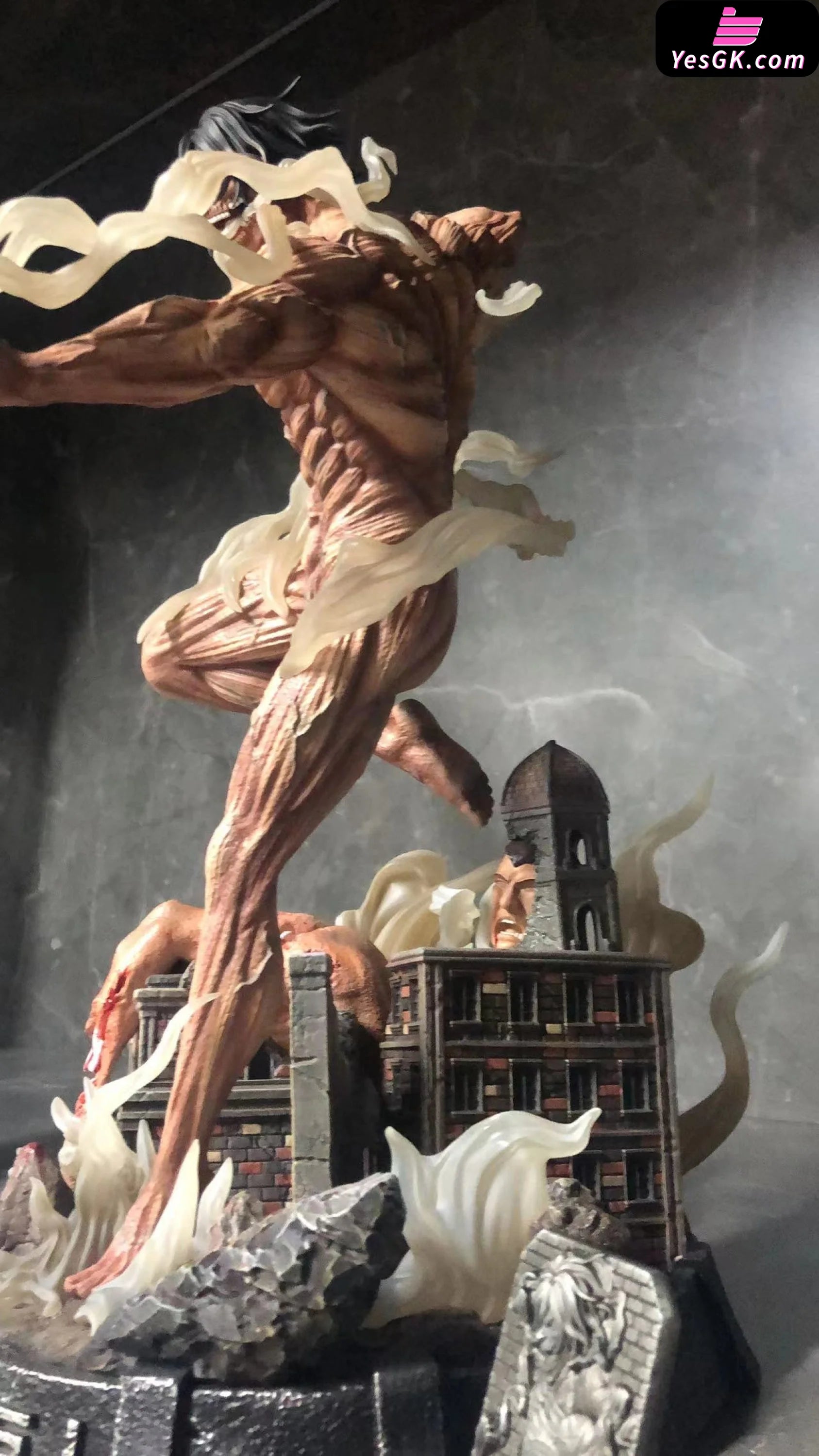 Colossal Titan with LED - Attack On Titan Resin Statue - Giant