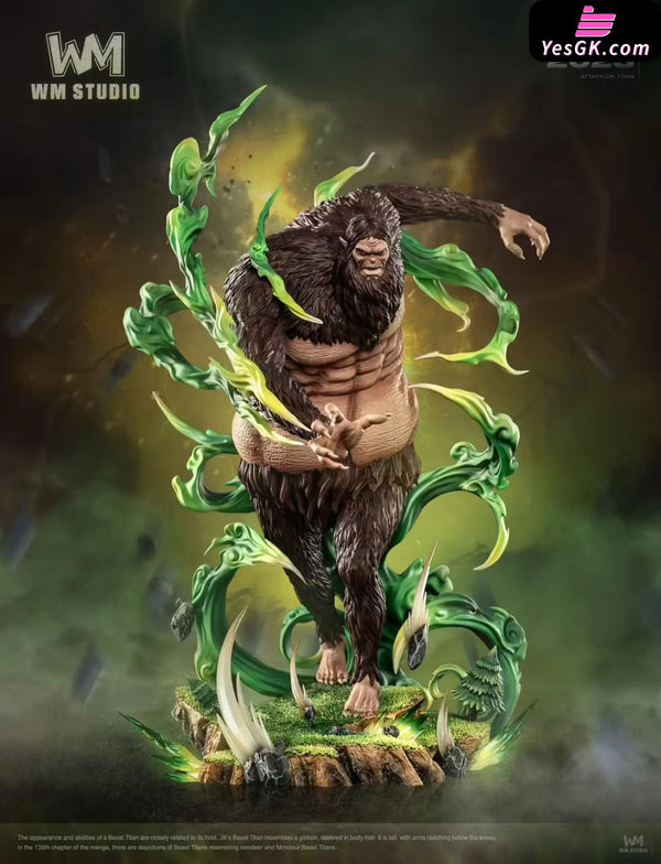 Attack on Titan #4 Beast Titan Throwing Rocks 1/4 Statue - WM Studio [In-Stock] - Full Payment - Attack on Titan