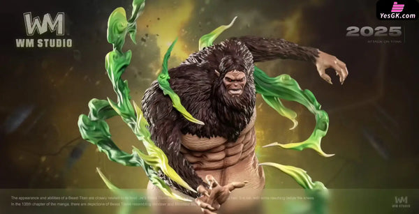 Attack on Titan #4 Beast Titan Throwing Rocks 1/4 Statue - WM Studio [In-Stock] - Full Payment - Attack on Titan